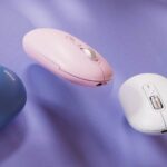 Nuevo ratón fino Seron con conectividad inalámbrica múltiple y rueda hyperscroll