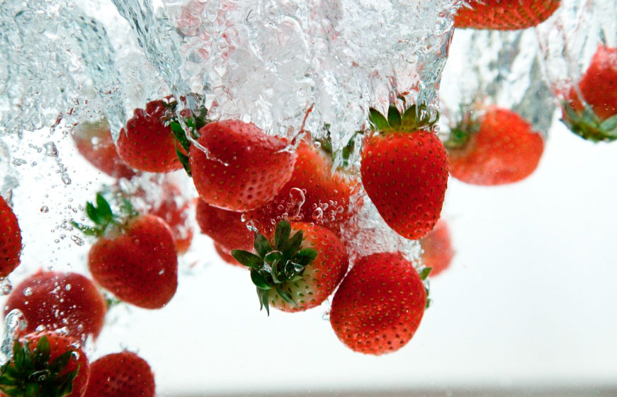 Fresas escondidas, una forma original de preparar una ensalada