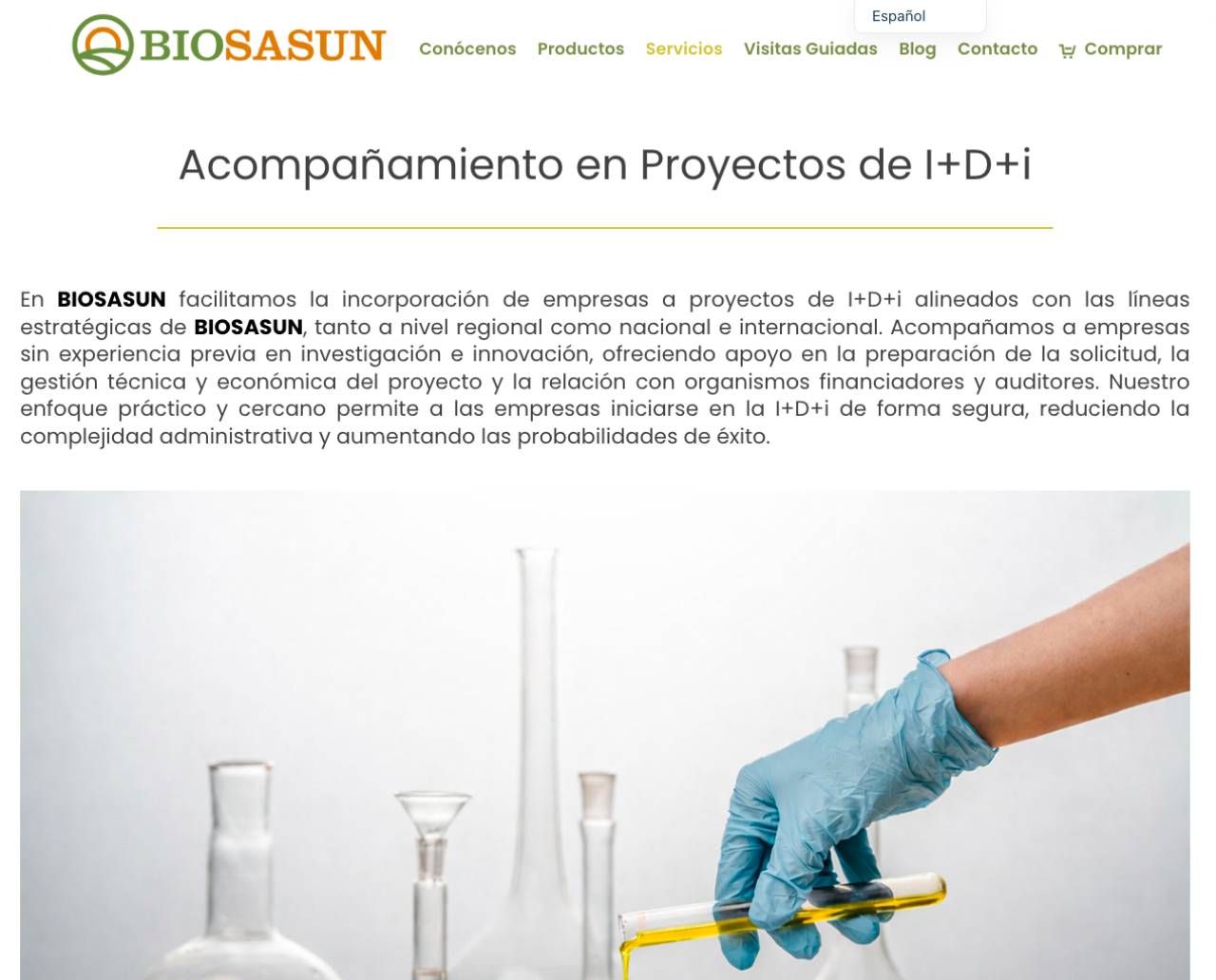 I+D+i en BIOSASUN: innovación nutracéutica y gourmet dentro del proyecto PROMETEA I+D+i en BIOSASUN: innovación nutracéutica y gourmet dentro del proyecto PROMETEA