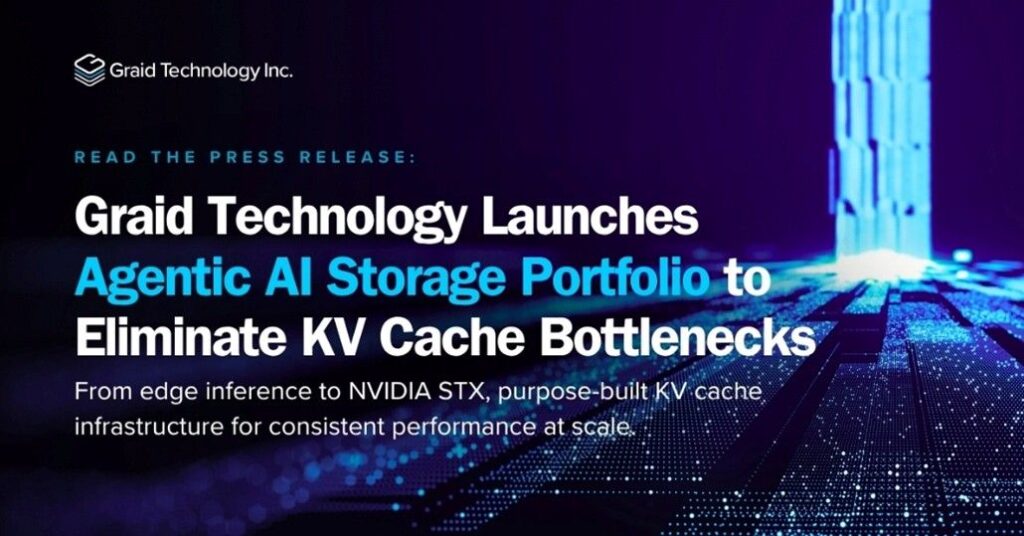 Graid Technology lanza soluciones de IA agéntica para eliminar cuellos de botella de caché KV