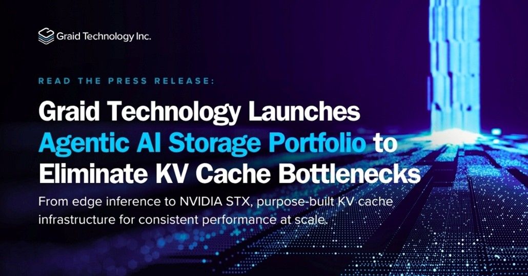 Graid Technology lanza soluciones de IA agéntica para eliminar cuellos de botella de caché KV