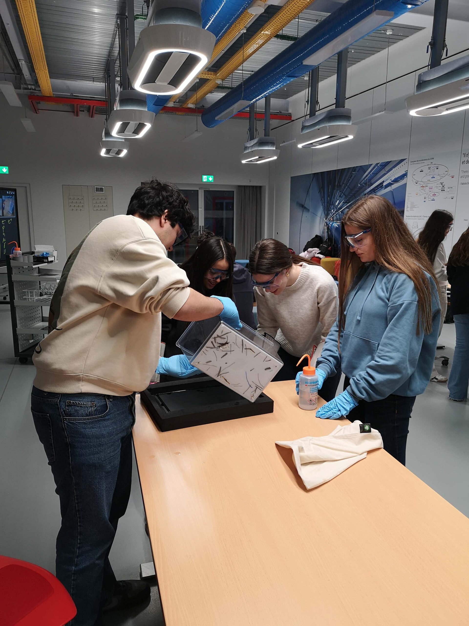 Alumnado de Gredos San Diego se forma en el CERN, el mayor laboratorio de física de partículas del mundo