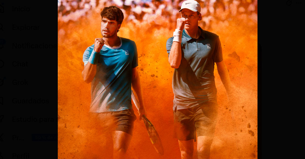 Alcaraz y Sinner disputan su primera final de tierra batida del año en Montecarlo