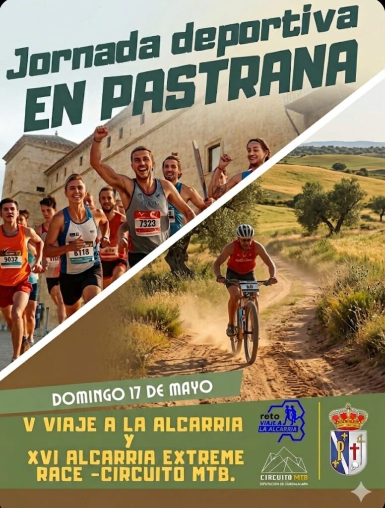 Pastrana vivirá el domingo una gran jornada deportiva: Alcarria Xtreme Race y V Reto Viaje a la Alcarria