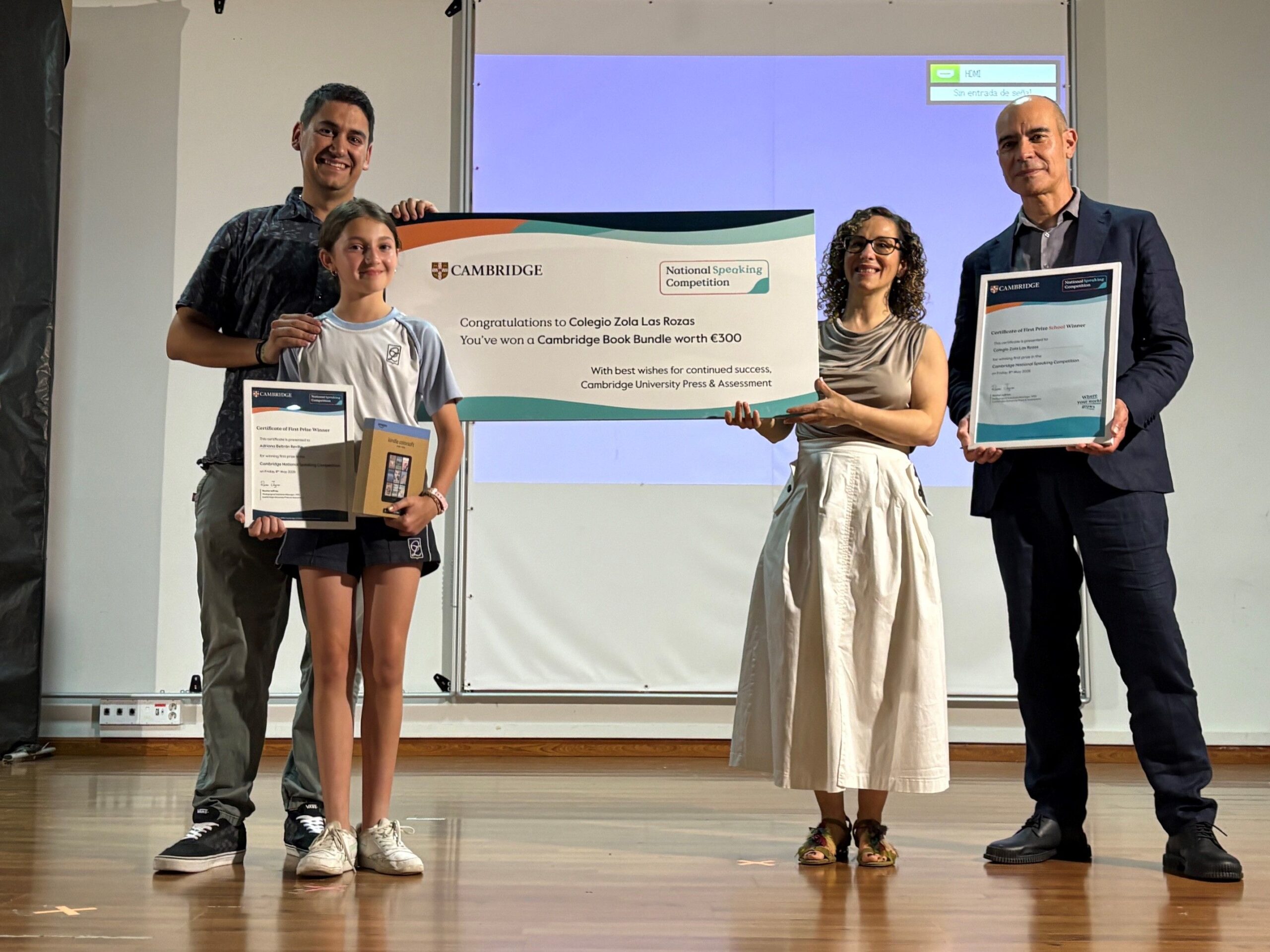 La primera National Speaking Competition de Cambridge University Press & Assessment reconoce el talento de los estudiantes más destacados en comunicación oral en inglés