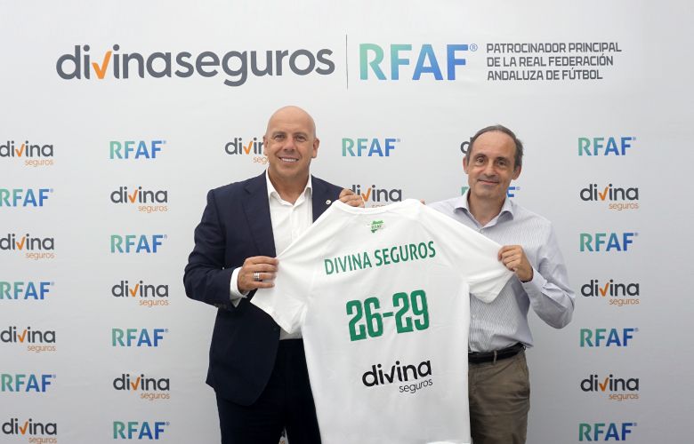 La Real Federación Andaluza de Fútbol “se viste” de Divina Seguros