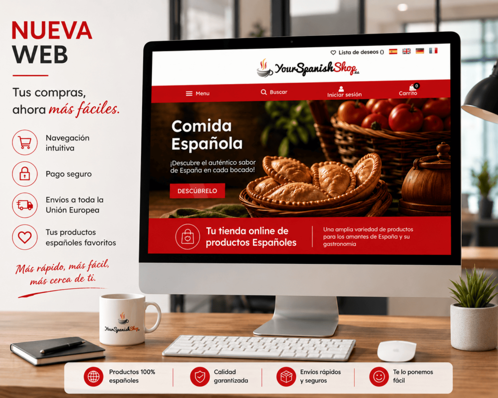 La tienda de productos españoles Your Spanish Shop estrena nuevo e-commerce para llevar el sabor de España a toda la Unión Europea