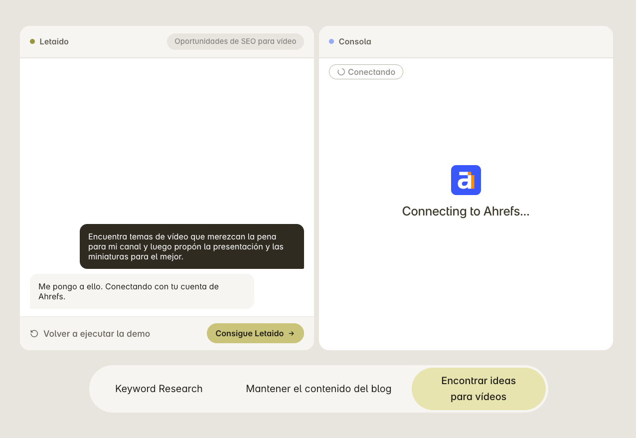 Ahrefs lanza Letaido como espacio de trabajo con agentes de IA para equipos de marketing Ahrefs lanza Letaido como espacio de trabajo con agentes de IA para equipos de marketing