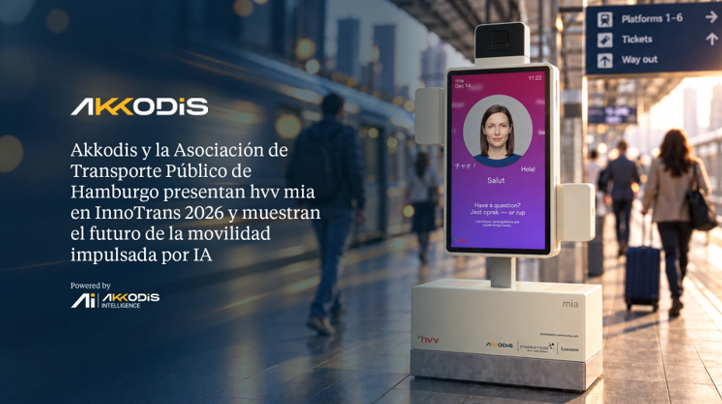 Akkodis y la Asociación de Transporte Público de Hamburgo presentan hvv mia en InnoTrans 2026