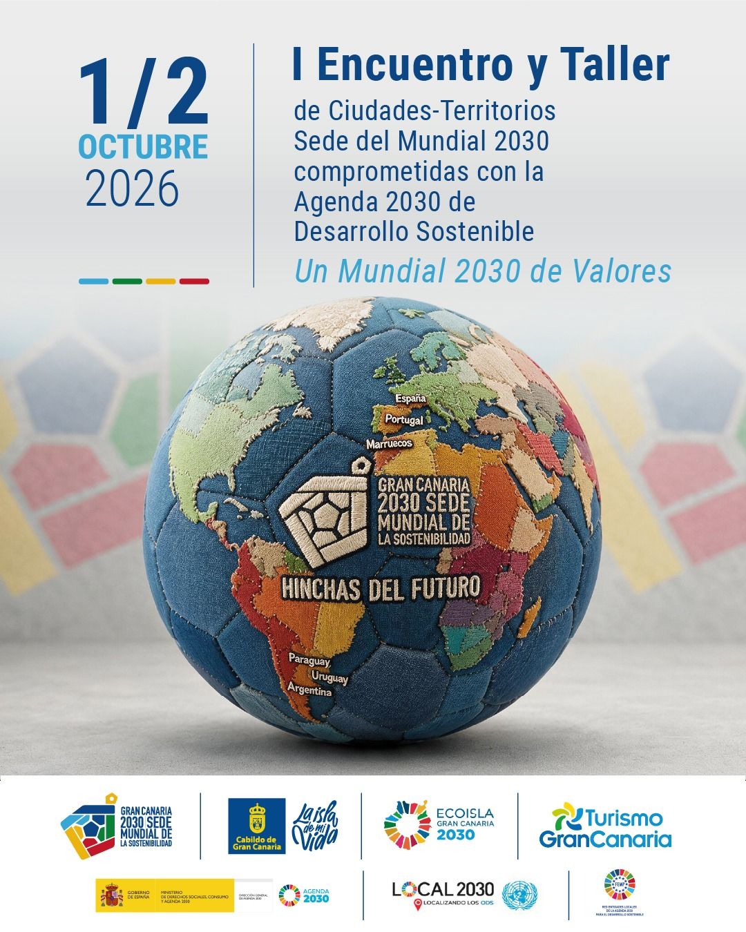 Gran Canaria reúne a sedes del Mundial 2030 para impulsar un legado alineado con la Agenda 2030