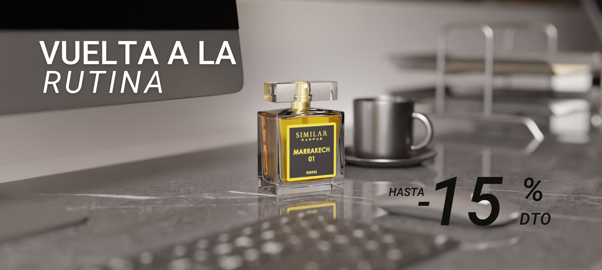 Similar Parfum empieza la “vuelta a la rutina” en septiembre con un 15 % de descuento en sus perfumes de equivalencia