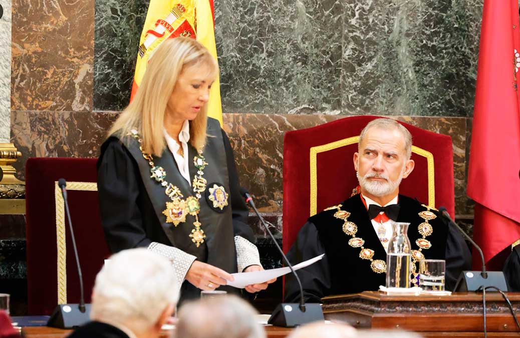 Isabel Perelló, férrea defensa de los jueces ante Bolaños Isabel Perelló, férrea defensa de los jueces ante Bolaños