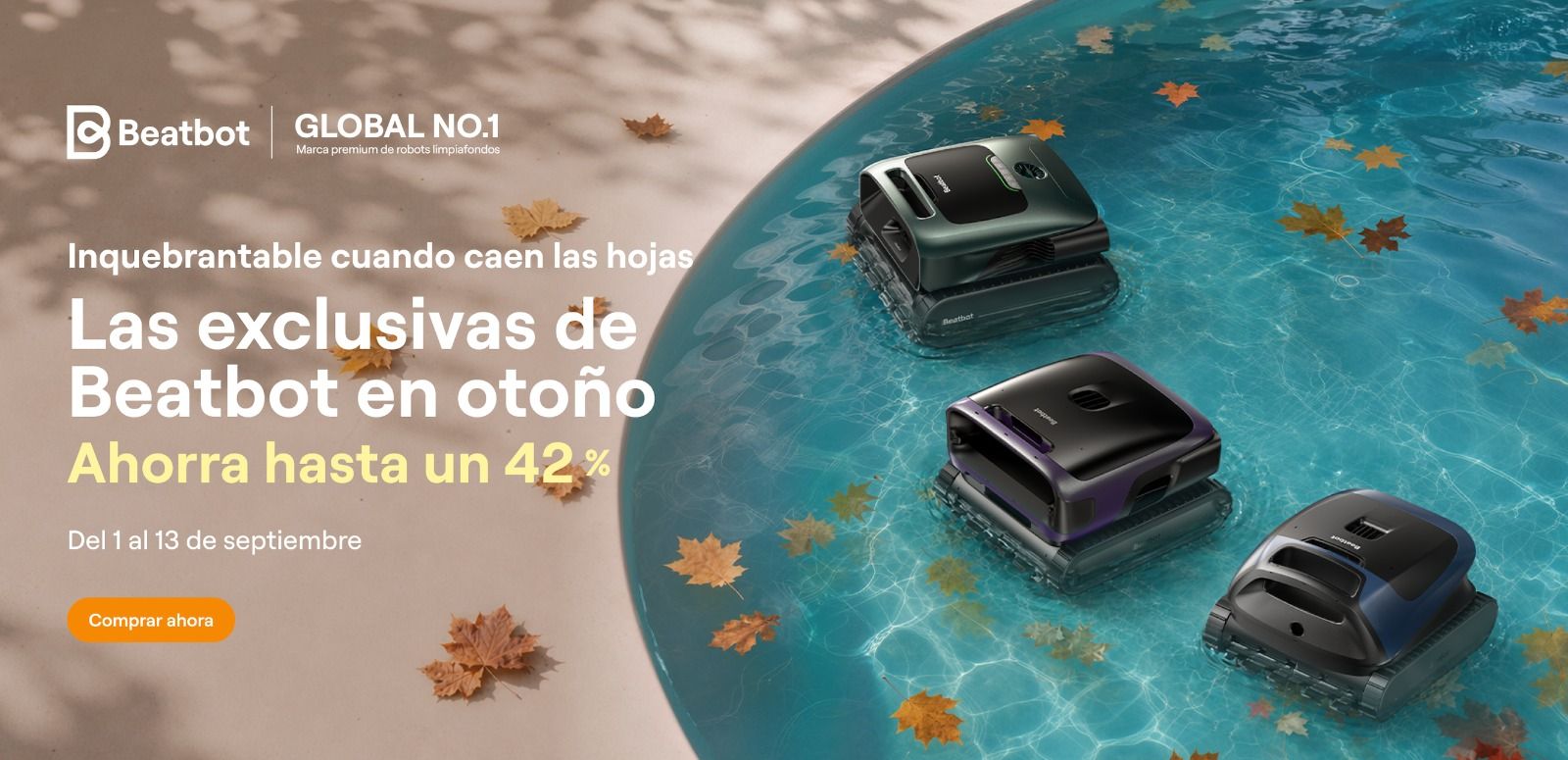 Beatbot presenta sus ofertas exclusivas de otoño con descuentos excepcionales
