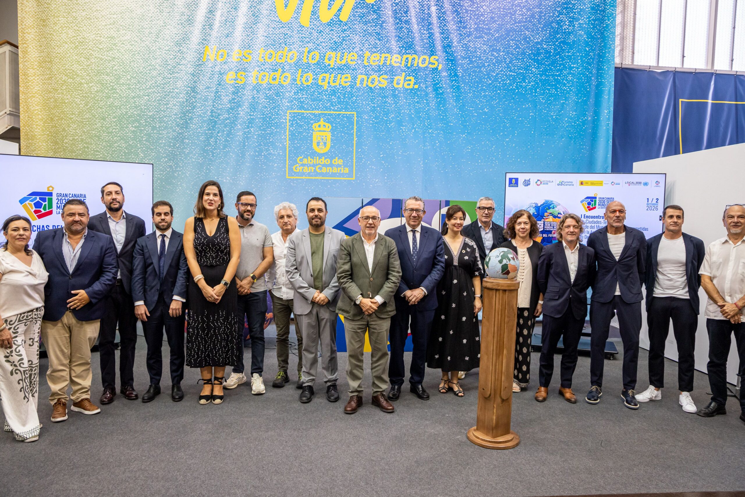 Gran Canaria enciende la mecha de un “Mundial 2030 de Valores” junto a sedes del Mundial