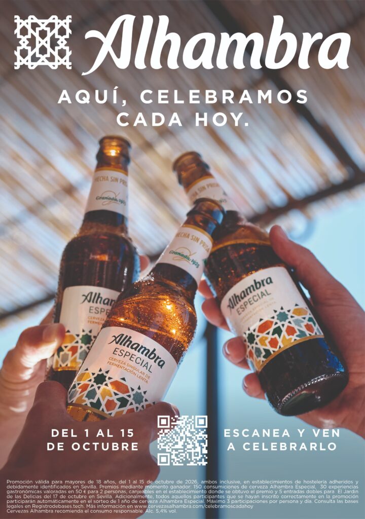 Cervezas Alhambra llena Sevilla de sorpresas este octubre en la previa al festival Jardín de las Delicias