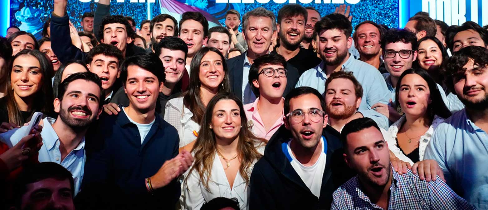 Feijóo pide la mayor movilización para el triunfo del cambio.