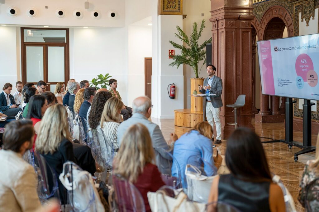 El 42 % de los empleados españoles sitúa el seguro de salud como el beneficio empresarial con mayor impacto en su bienestar según el estudio de Coverflex