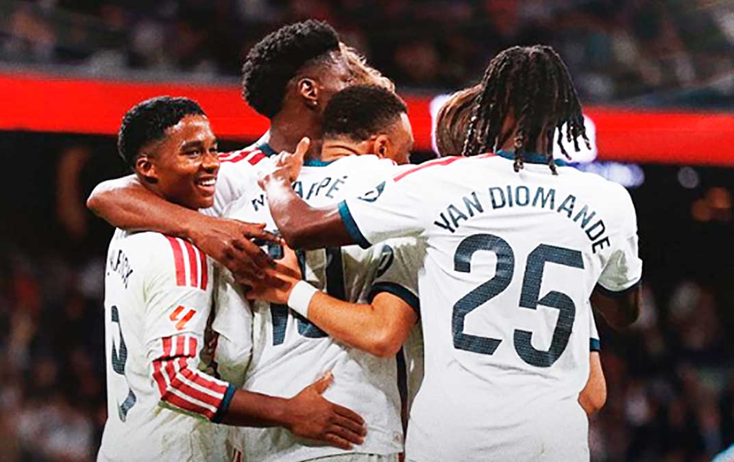 Güler, Diomande y   Mbappé, golazos en el Bernabéu.