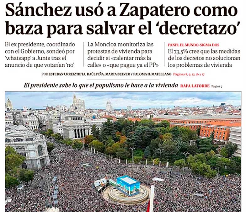 Sánchez utilizó la carta Zapatero, Armengol, y lucha en el PSOE
