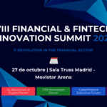 Las instituciones financieras líderes del país se dan cita en la VIII edición del Financial & Fintech Innovation Summit el próximo 27 de octubre en Madrid