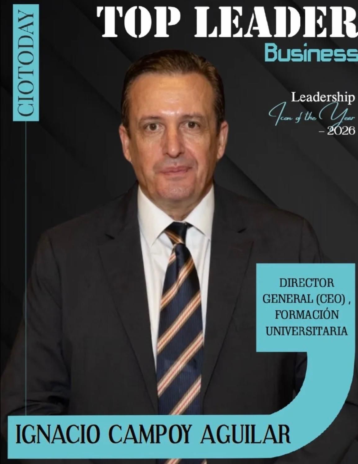 Ignacio Campoy, protagoniza la portada internacional de The CIO Today como icono del liderazgo en 2026